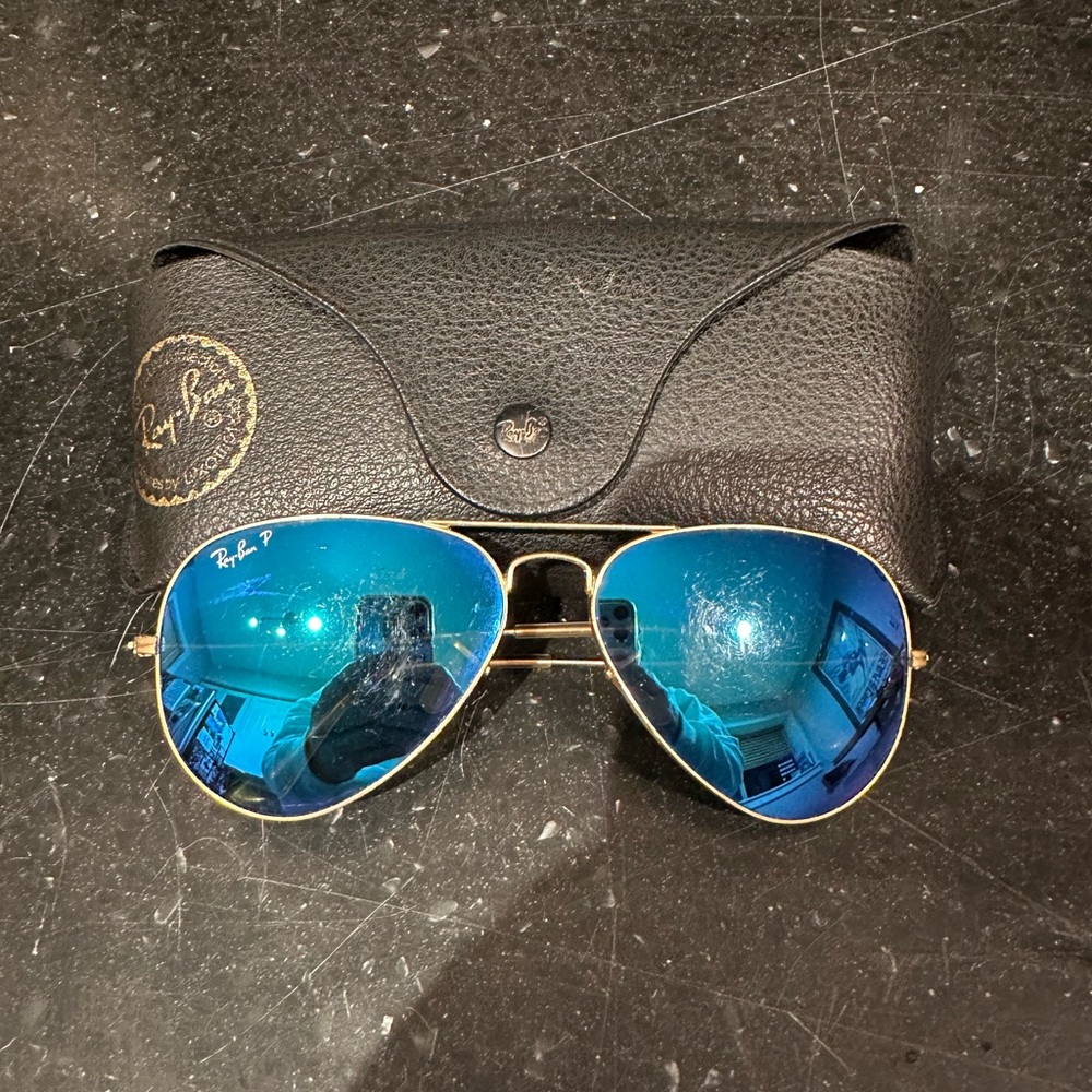Ray-Ban Flash Lens Aviator Sunglasses